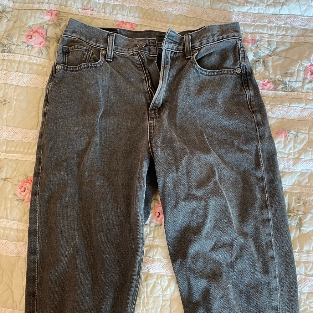 American Eagle Outfitters Black Mom Jeans